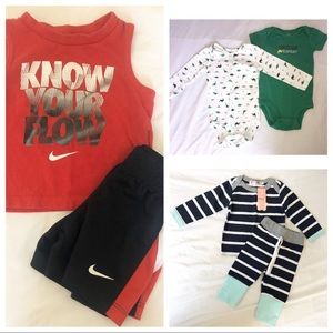 12 Month baby boy bundle! Nike and Carters